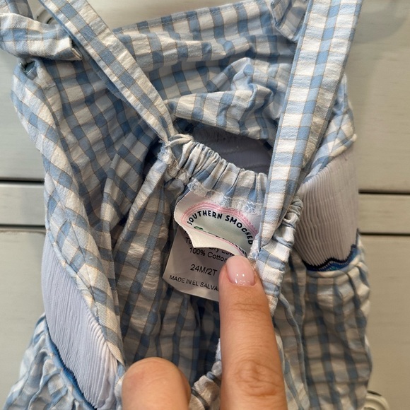 Southern Smocked Nautical Dress - Picture 6 of 9